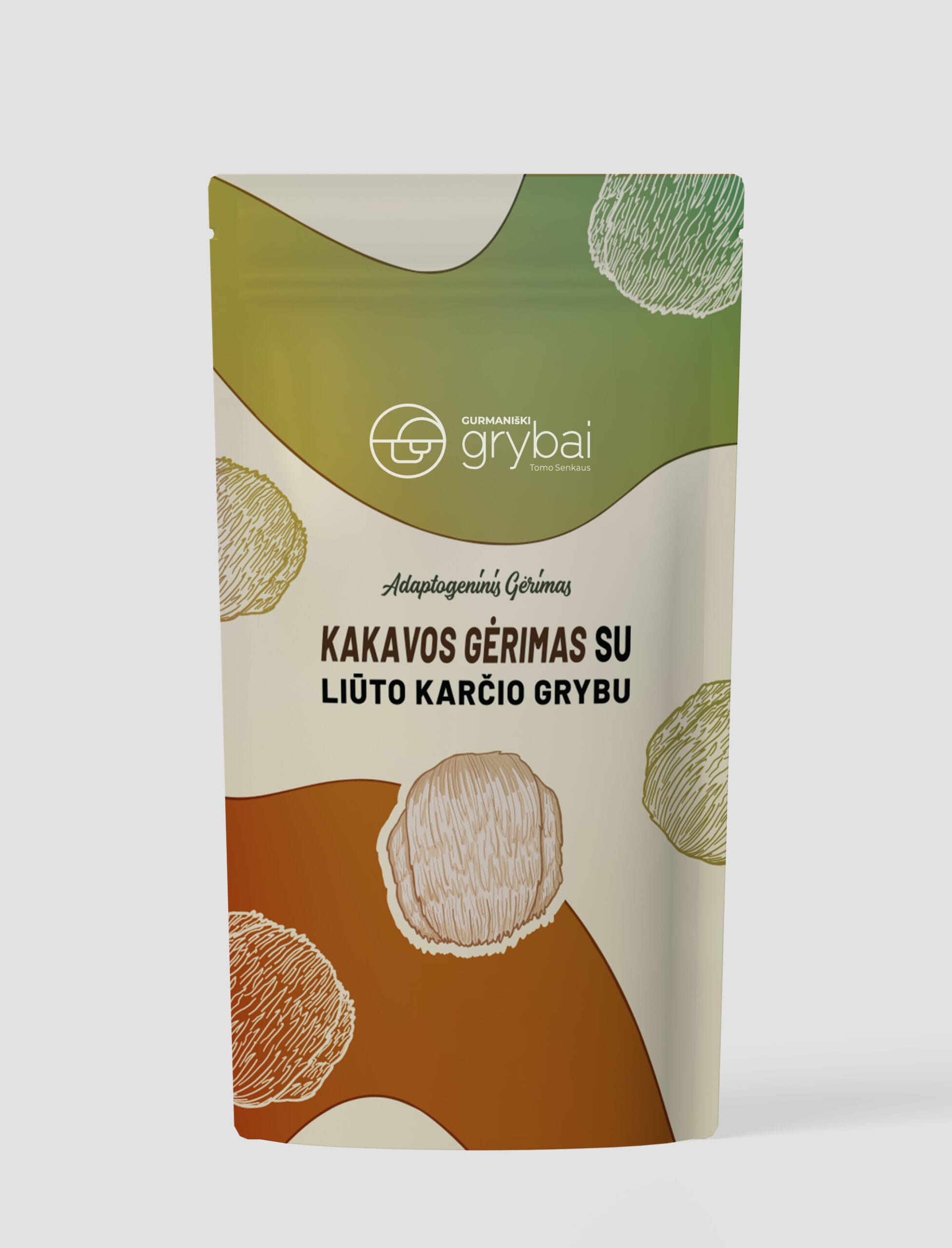 Kakava su Lion's mane grybų