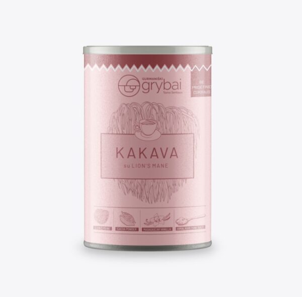 Kakava su liūto karčio grybu