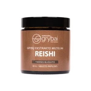 Reishi grybų ekstrakto milteliai 40 g. - Maisto papildas