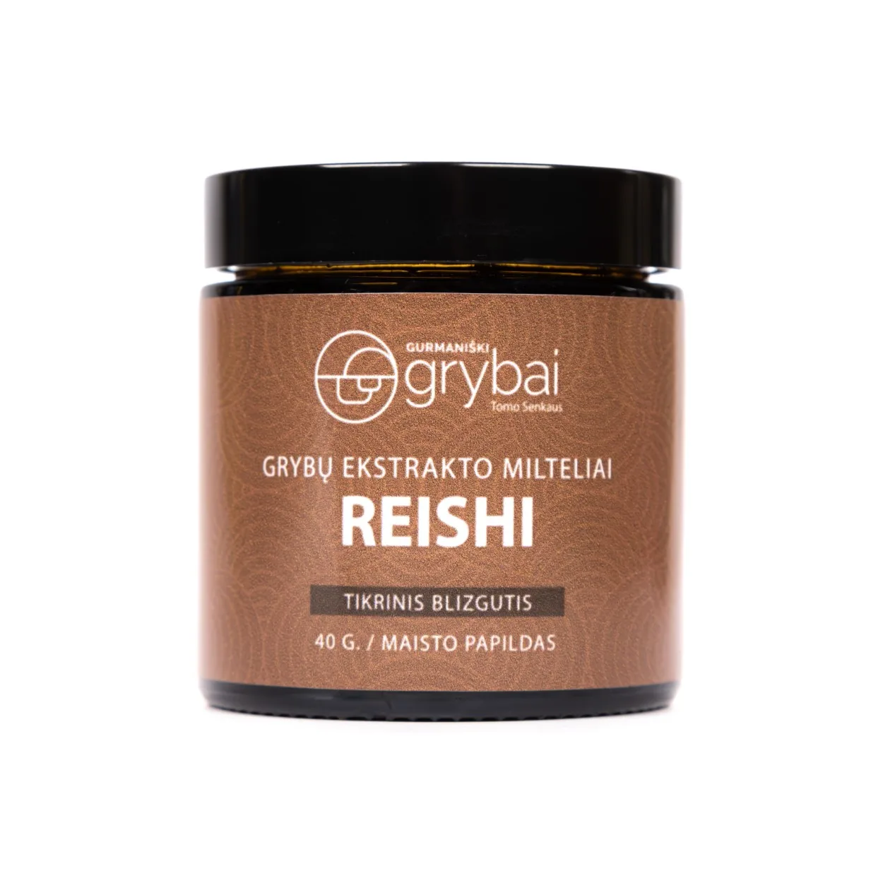 Reishi grybų ekstrakto milteliai 40 g. - Maisto papildas