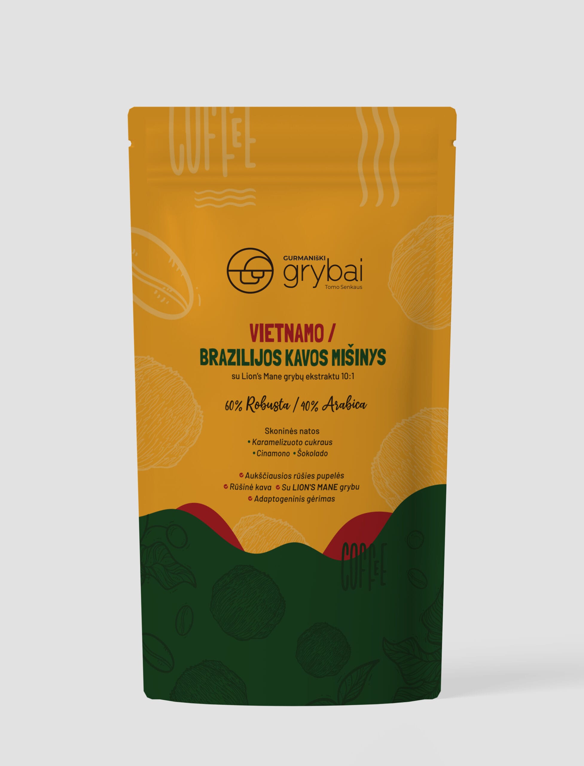 Kava su Lion's mane ekstraktu (Brazilija / Vietnamas)
