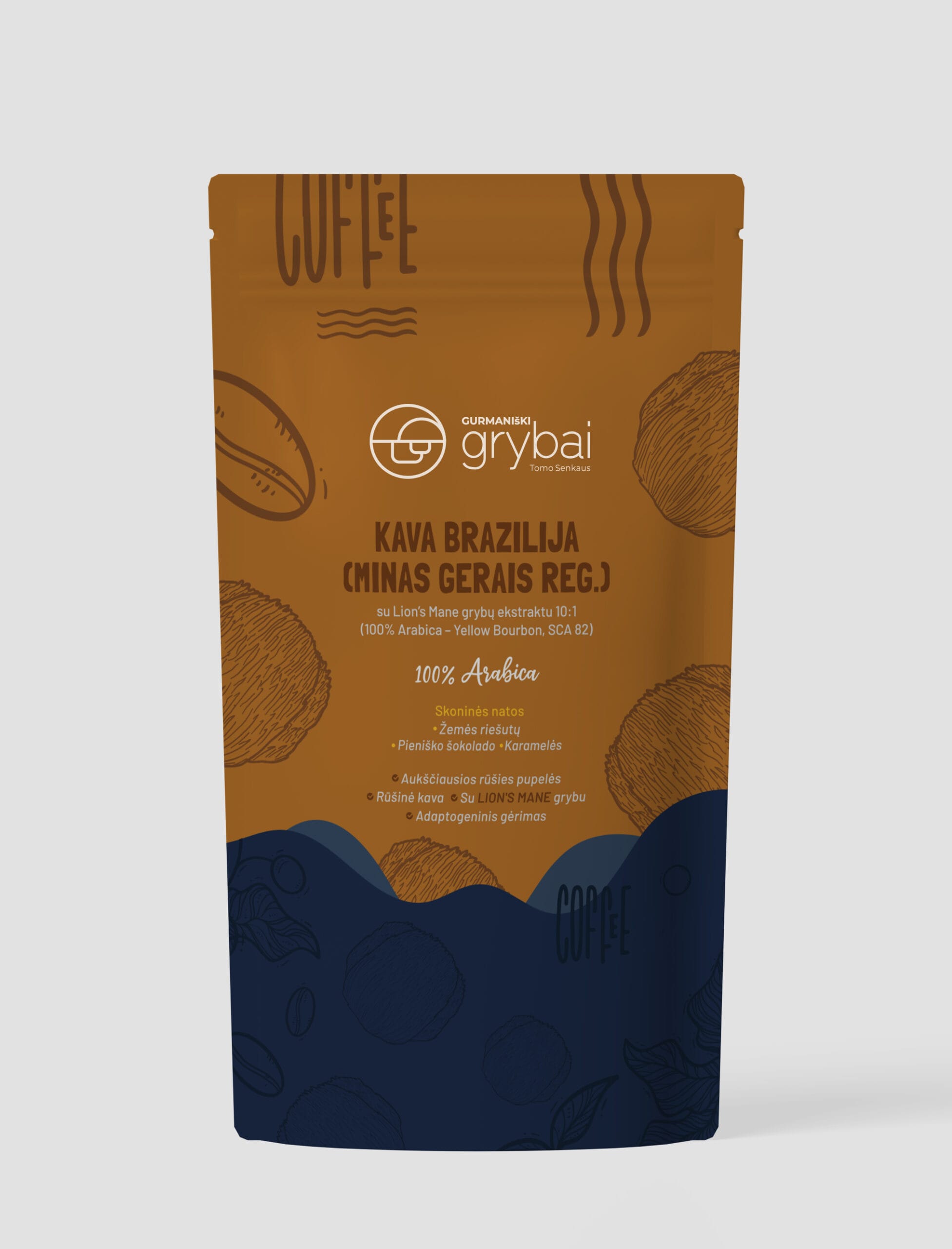 Kava su Lion's mane (Brazilija - Minas Gregais reg.)